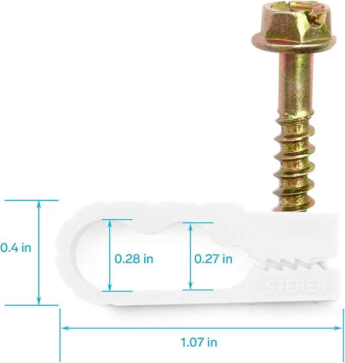 STEREN Coaxial Cable Clips - Image 9