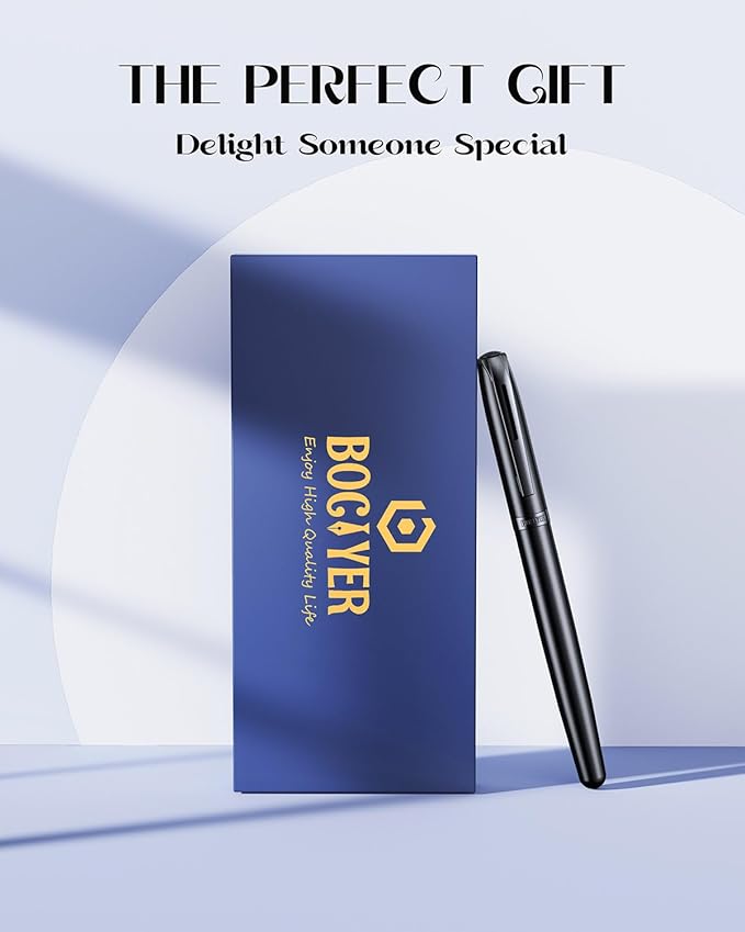 BOCIYER samurai Fountain Pen Set, Hand Polished Medium Nib, Calligraphy Nib - Image 7
