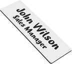 Custom Engraved Name Tag Badges by Unknown