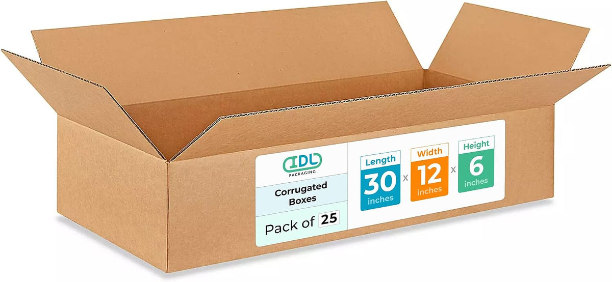 Large Shipping & Moving Boxes 30"L x 12"W x 6"H