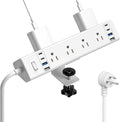 40W Fast Charging Station, Desk Clamp Power Strip 20W USB C, 8 Outlets by Jgstkcity