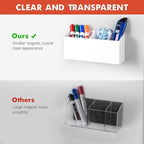 Banafich Magnetic Dry Erase Marker Holder, Acrylic Magnet Pen Holder - Image 4