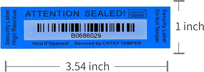 ChtepTamper 100 Pieces Total Transfer Tamper-Evident Stickers Security Labels - Image 4