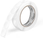 Perco Clear 1-Inch Round Circle Dot Sticker Labels by Perco