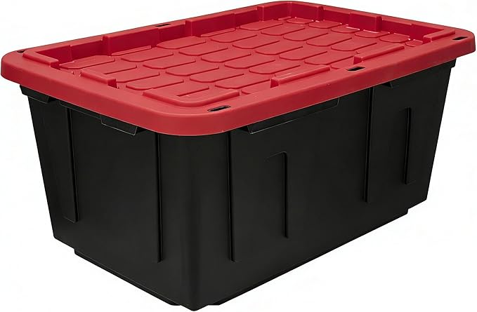 4-Pack Heavy Duty 27 Gallon Plastic Storage Bins - Image 3