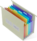 ThinkTex Plastic Expanding Hanging File Folders, 7 Innovative 1.2" Accordion by ThinkTex