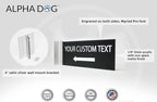 ALPHA DOG SIGNS Custom Projecting Hallway Sign, Personalized Indoor Outdoor - Image 3