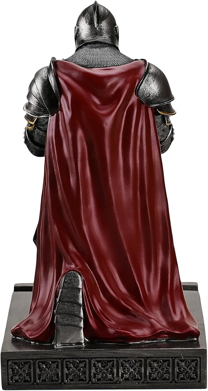 Amoysanli Medieval Armored Warrior Wearing Outerwear, Mobile Phone Stand Knight - Image 5