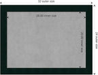 Amanti Art Black Framed Magnetic Board 24x32 Medium Vision Board - Image 4