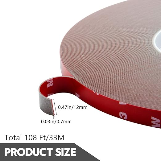 ToLanbbt Double Sided Tape Heavy Duty Waterproof Mounting Adhesive Tape Foam - Image 2