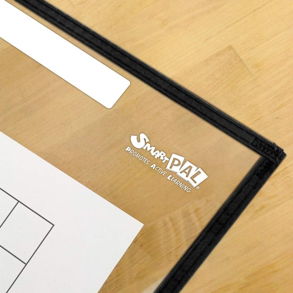 EAI Education SmartPAL® Dry-Erase Sleeves: Black - Set of 10