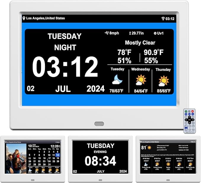 TIMEMOON WiFi Digtial Calendar Clock by TIMEMOON