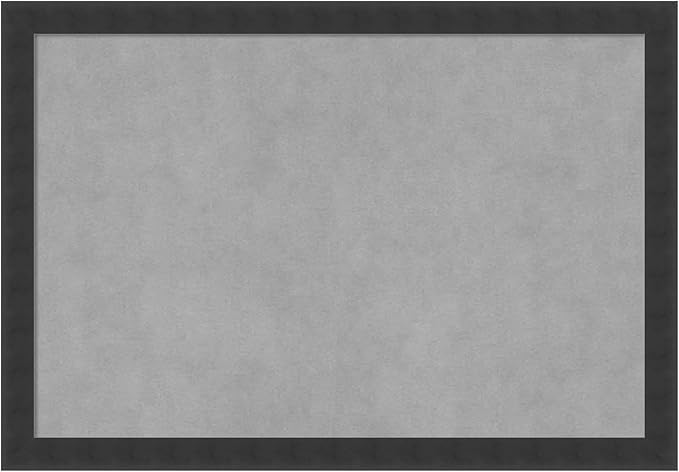 Amanti Art Black Framed Magnetic Board 18x26 Medium Vision Board by AmantiArt
