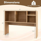 Tangkula Desktop Bookshelf, Countertop Storage Hutch - Image 3