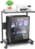 Bfttlity PC Stand Computer Tower Stand 2-Tier Metal CPU Holder by Bfttlity