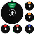 6-Sided Office Door Sign with Magnetic & Adhesive Backing by Unknown