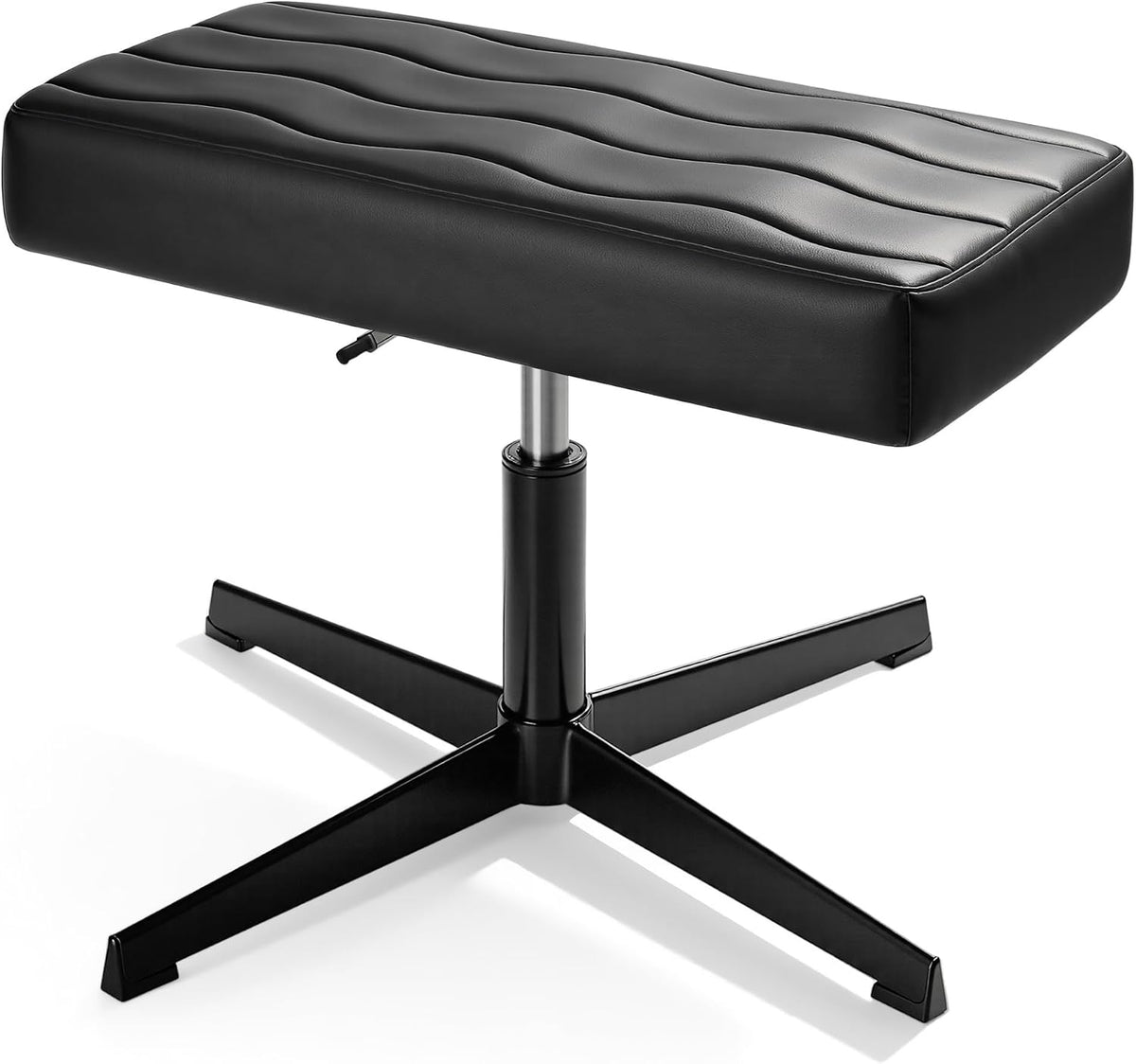 VECELO Under Desk Footrest, PU Ergonomic Foot Rest with Comfort Padding, Heig...