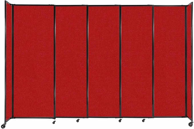 Versare Straightwall Sliding Portable Wall Partition | Freestanding Office by VERSARE