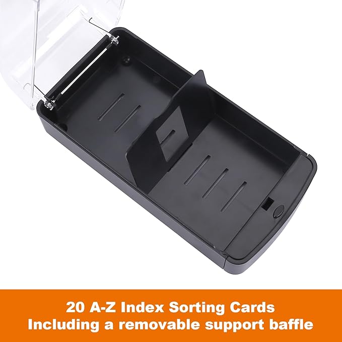 Eagle Business Card Box, Push-Button, Storage up to 550 Cards - Image 6