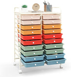 Happygrill 20-Drawer Organizer Cart Tools, Mobile Utility Storage Cart by HAPPYGRILL