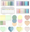 BAYTORY 1700 Sheets Transparent Sticky Notes, Self-Adhesive Translucent by BAYTORY