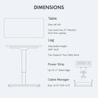 FLEXISPOT EN2 Whole-Piece Standing Desk - Image 6