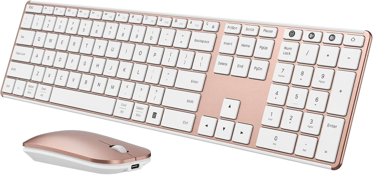 seenda SKM64-3 Wireless Bluetooth Keyboard Mouse Combo for Windows and Mac