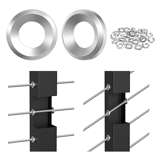 BLIKA 20Pack Cable Railing Adhesive Sleeves by BLIKA