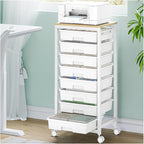 SYKIARIOL Rolling Cart with Drawers, 8 Drawer Rolling Cart, Rolling Drawer Cart - Image 5