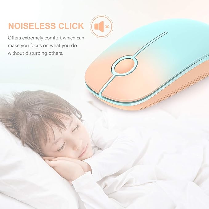 VssoPlor Wireless Mouse, 2.4G Slim Portable Computer Mice - Image 2