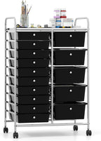 Giantex 15 Drawer Rolling Cart