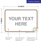 Custom Sign, Personalized Metal Signs, Customize - Image 2