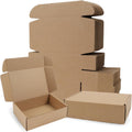 biobrown brown 7x5x2" small shipping boxes corrugated cardboard, main product view