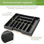 Purawood Bamboo Drawer Organizer - Image 3