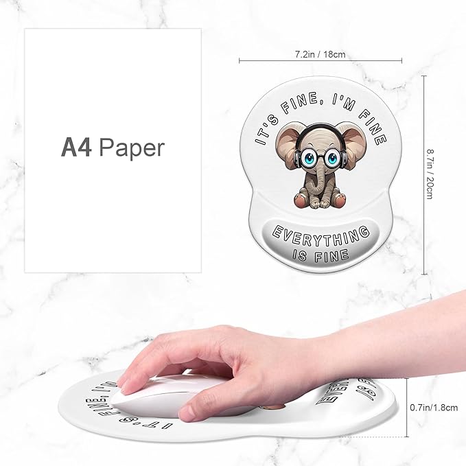 ITNRSIIET Ergonomic Mouse Pad - Image 2