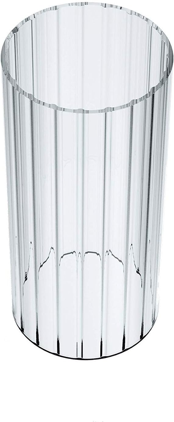 Sunwo Glass Shade Straight Cylinder Glass Lamp Shade Replacement - Image 2
