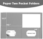 Two Pocket Folders, RAZCC 50 Pack 2 Pocket Folders Fit Letter Size Paper - Image 2