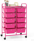 GLACER 10 Drawer Rolling Cart, Storage Cart by GLACERGrowupinhappiness