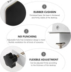 TEHAUX 2pcs Desk Partition Clip Hole Desktop Mount Clamp on Desk Accessories - Image 3