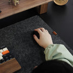 Bright Stone Felt Desk Mat, Non-Slip Mouse Pad, 35.4"x15.7" Office Supplies - Image 6