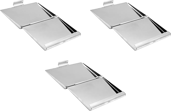Stephanie Imports Set of 3 Slim & Minimalist Metal Business Card Holder Unisex - Image 2