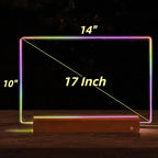 ARAGIT LED Drawing Board for Kids & Adults, Rechargeable Led Note Boards - Image 3