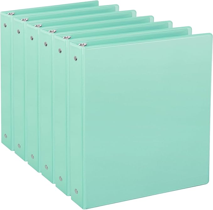 CIXILDTS 1-Inch Binder, Standard 3 Ring Binder Fit Letter Size Paper, by CIXILDTSOffice