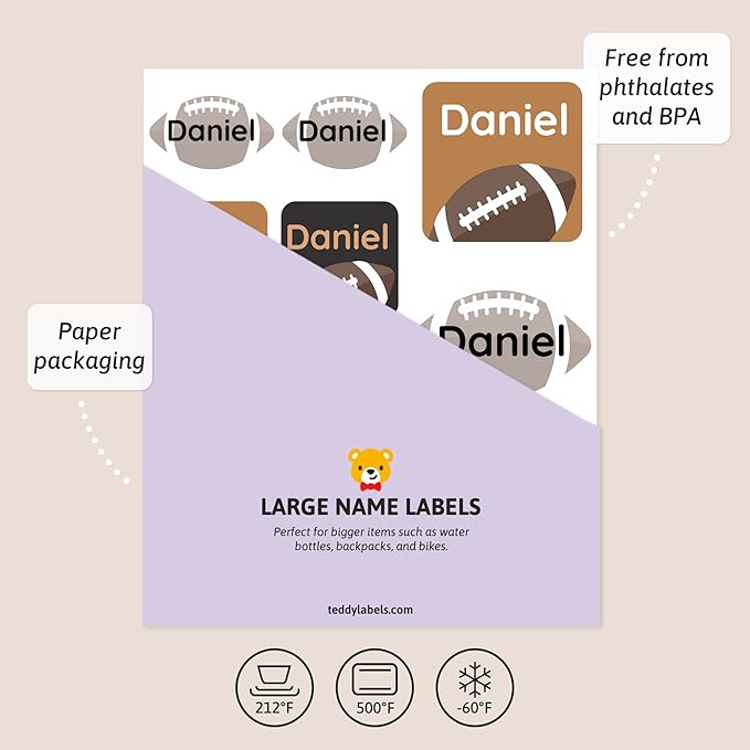 Large Name Labels for Kids - Image 3