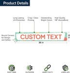 Custom Sign, Custom Street Sign, 11 Font Colors, 13 Font Styles, 4 Hole Options - Image 6