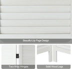 6 Panel Room Dividers and Folding Privacy Screens, Divider - Image 7