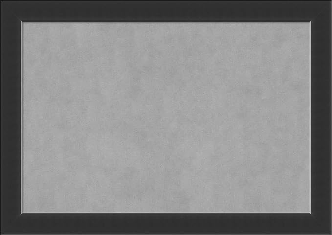 Amanti Art Black Framed Magnetic Board 29x41 Large Vision Board by AmantiArt