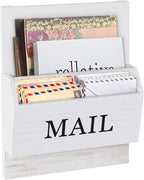 SeekElegant Mail Organizer Wall Mounted, 2-Slot Mail Holder by SEEKELEGANT