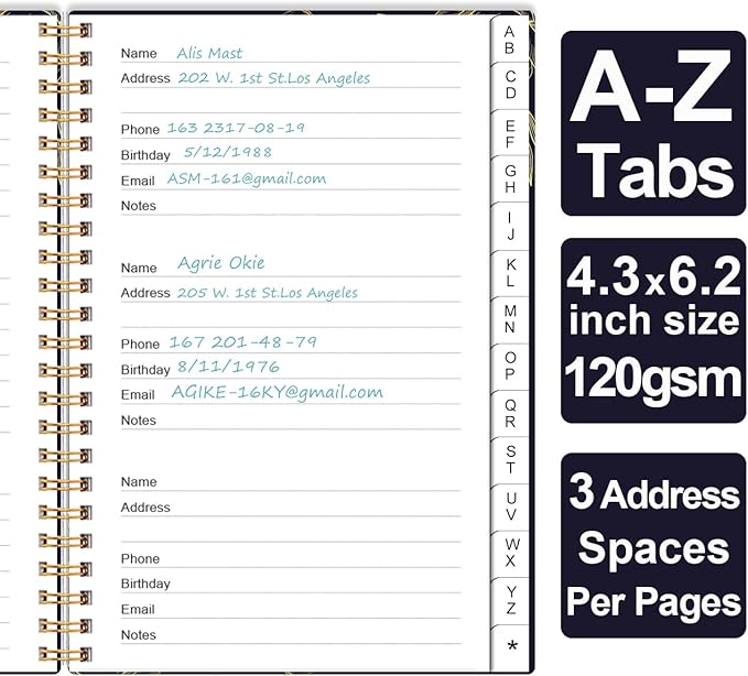 Address Book with Alphabetical Tabs - Image 3