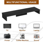 Qupui Dual Monitor Stand Riser, Large Computer Monitor Stand - Image 7